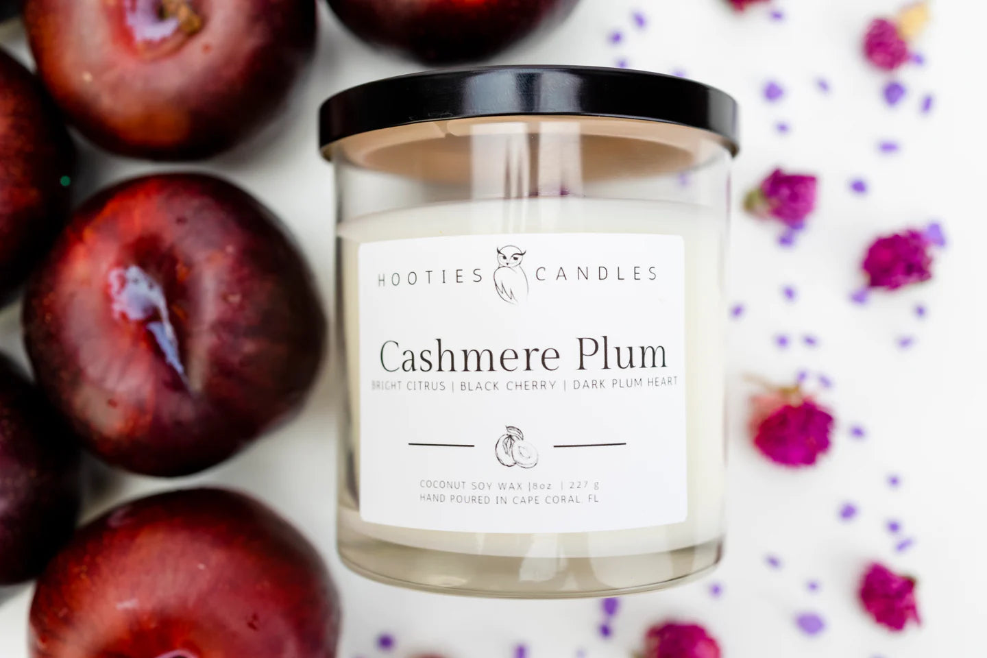 8 oz Cashmere Plum Candle