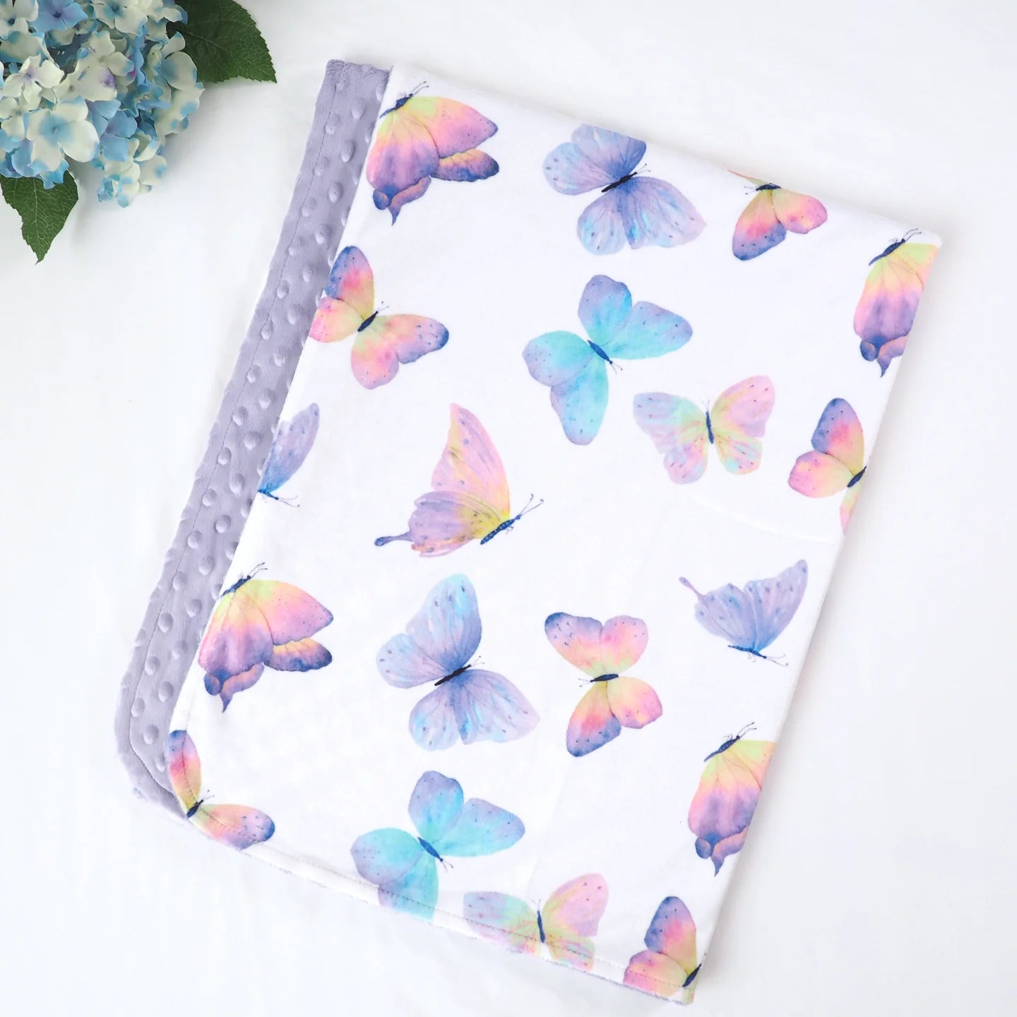 Butterfly Minky Blanket
