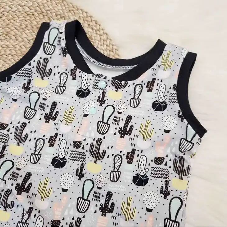 Lottie & Lysh Cactus Tank Romper