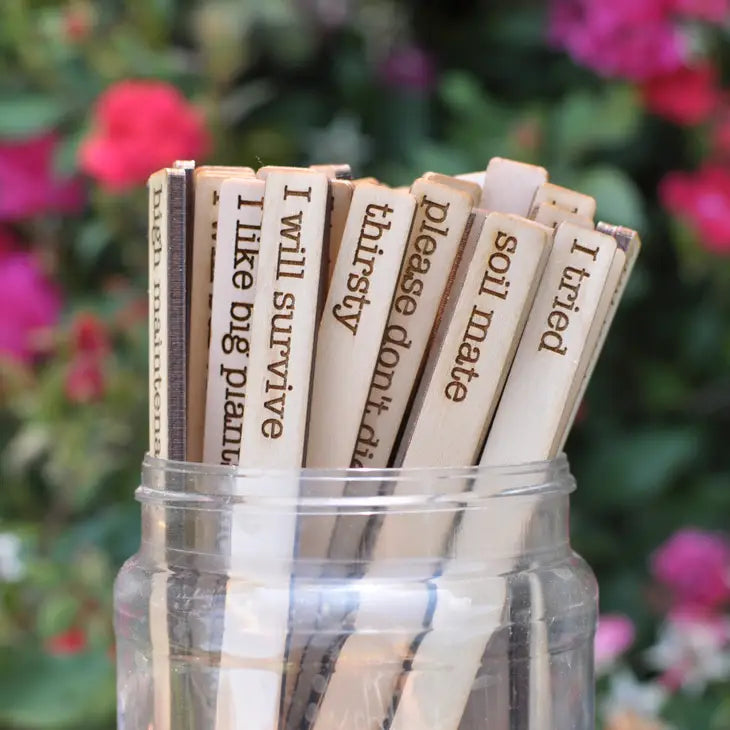 Punny Plant Markers