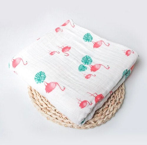 Flamingo Bamboo Blanket