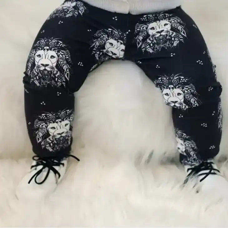 Noir Lion Unisex Leggings